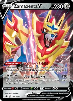 Zamazenta V, Karte SWSH019 aus SCSC Promokarten