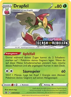 Drapfel, Karte SWSH022 aus SCSC Promokarten