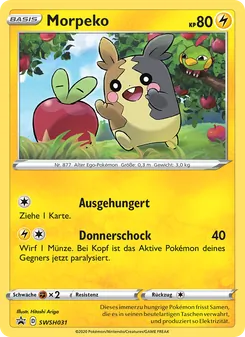 Morpeko, Karte SWSH031 aus SCSC Promokarten
