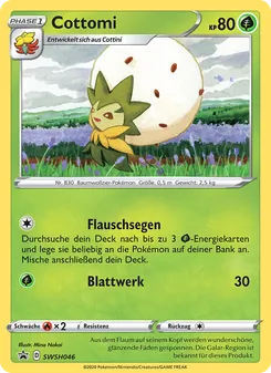 Cottomi, Karte SWSH046 aus SCSC Promokarten