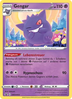 Gengar, Karte SWSH052 aus SCSC Promokarten