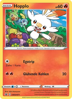 Hopplo, Karte SWSH071 aus SCSC Promokarten