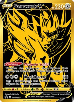 Zamazenta V, Karte SWSH077 aus SCSC Promokarten