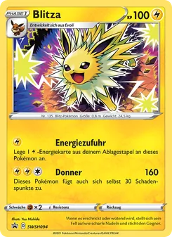 Blitza, Karte SWSH094 aus SCSC Promokarten