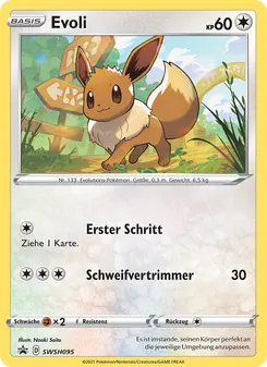 Evoli, Karte SWSH095 aus SCSC Promokarten