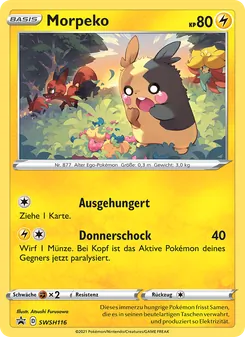 Morpeko, Karte SWSH116 aus SCSC Promokarten