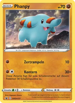 Phanpy, Karte SWSH117 aus SCSC Promokarten