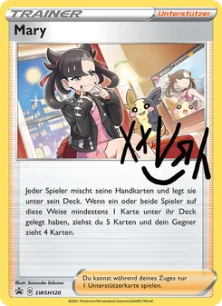 Mary, Karte SWSH120 aus SCSC Promokarten