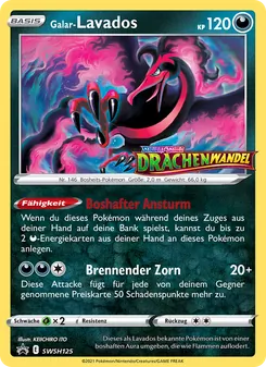 Galar-Lavados, Karte SWSH125 aus SCSC Promokarten