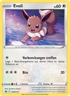 Evoli, Karte SWSH127 aus SCSC Promokarten