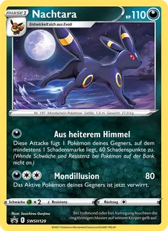 Nachtara, Karte SWSH129 aus SCSC Promokarten