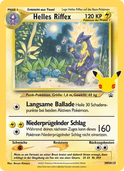 Helles Riffex, Karte SWSH137 aus SCSC Promokarten