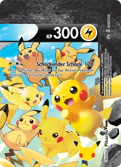 Pikachu V-UNION, Karte SWSH140 aus SCSC Promokarten