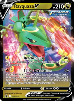 Rayquaza V, Karte SWSH147 aus SCSC Promokarten
