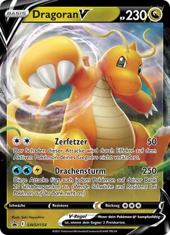 Dragoran V, Karte SWSH154 aus SCSC Promokarten
