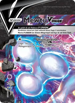 Mewtu V-UNION, Karte SWSH159 aus SCSC Promokarten