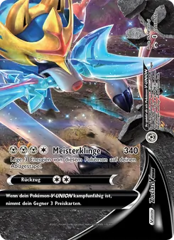 Zacian V-UNION, Karte SWSH166 aus SCSC Promokarten