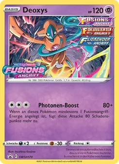Deoxys, Karte SWSH170 aus SCSC Promokarten