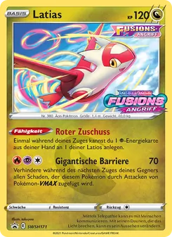 Latias, Karte SWSH171 aus SCSC Promokarten