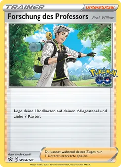 Forschung des Professors, Karte SWSH178 aus SCSC Promokarten