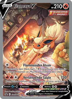 Flamara V, Karte SWSH179 aus SCSC Promokarten