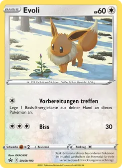 Evoli, Karte SWSH190 aus SCSC Promokarten