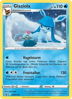 Glaziola, Karte SWSH192 aus SCSC Promokarten