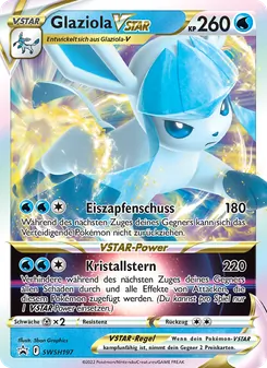 Glaziola VSTAR, Karte SWSH197 aus SCSC Promokarten