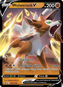 Wolwerock V, Karte SWSH199 aus SCSC Promokarten