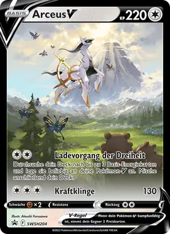 Arceus V, Karte SWSH204 aus SCSC Promokarten