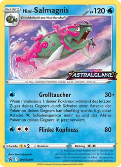 Hisui-Salmagnis, Karte SWSH205 aus SCSC Promokarten