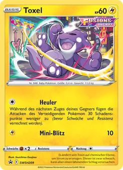 Toxel, Karte SWSH209 aus SCSC Promokarten