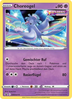 Choreogel, Karte SWSH210 aus SCSC Promokarten