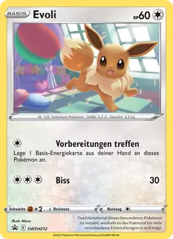 Evoli, Karte SWSH212 aus SCSC Promokarten