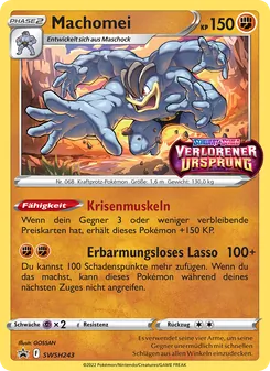 Machomei, Karte SWSH243 aus SCSC Promokarten