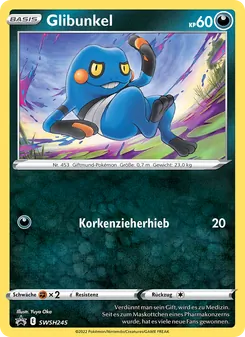 Glibunkel, Karte SWSH245 aus SCSC Promokarten