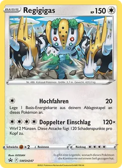 Regigigas, Karte SWSH247 aus SCSC Promokarten