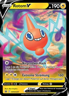 Rotom V, Karte SWSH257 aus SCSC Promokarten
