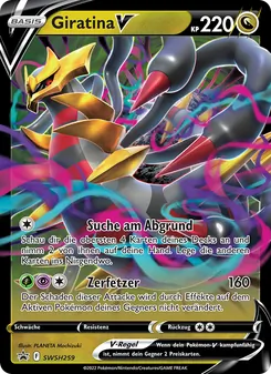 Giratina V, Karte SWSH259 aus SCSC Promokarten