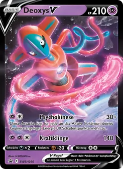 Deoxys V, Karte SWSH266 aus SCSC Promokarten