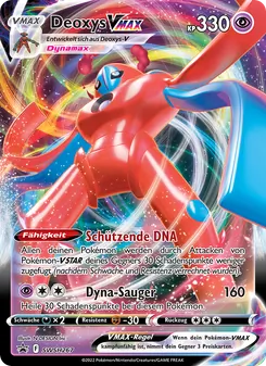 Deoxys VMAX, Karte SWSH267 aus SCSC Promokarten
