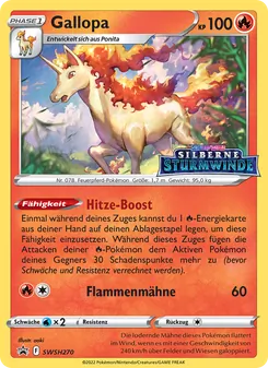 Gallopa, Karte SWSH270 aus SCSC Promokarten