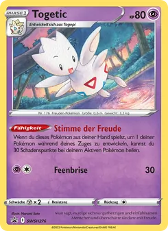 Togetic, Karte SWSH276 aus SCSC Promokarten