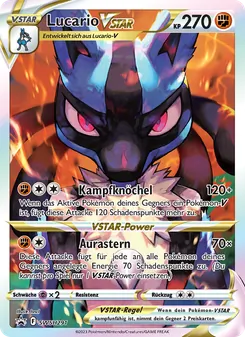 Lucario VSTAR, Karte SWSH291 aus SCSC Promokarten