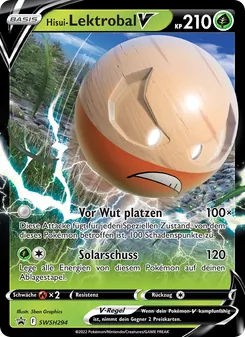 Hisui-Lektrobal V, Karte SWSH294 aus SCSC Promokarten