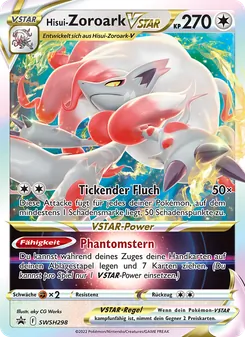 Hisui-Zoroark VSTAR, Karte SWSH298 aus SCSC Promokarten