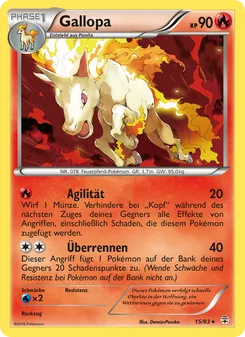 Gallopa, Karte 15 aus Generationen