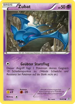 Zubat, Karte 30 aus Generationen