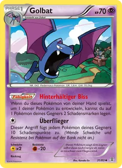 Golbat, Karte 31 aus Generationen