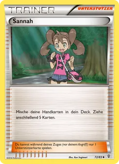 Sannah, Karte 72 aus Generationen